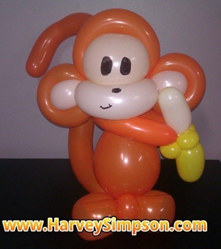 click the monkey to see more Amazing Balloon Crreations